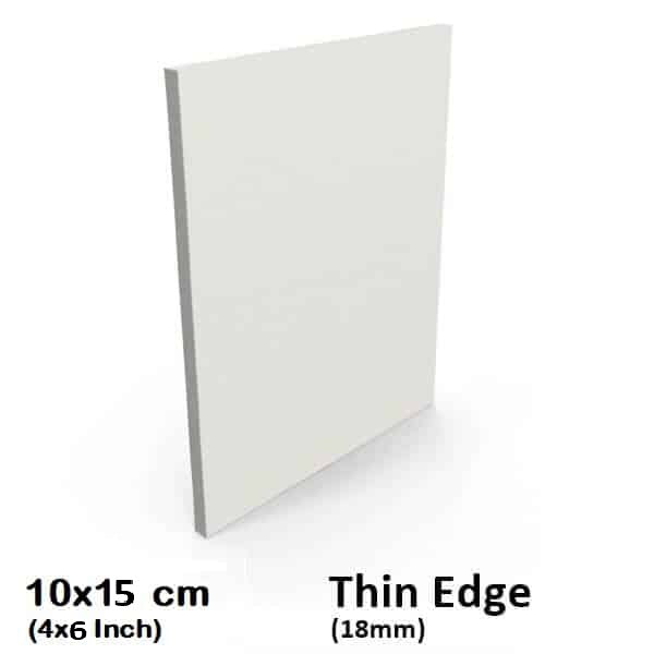 10cm x 15cm Thin Edge Canvas