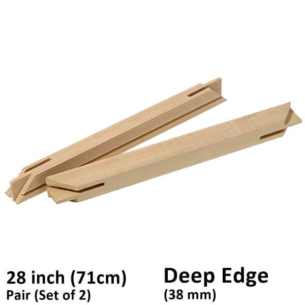 28 Inch (71 cm) Set/Pair of 2 Deep Edge Stretcher Bars