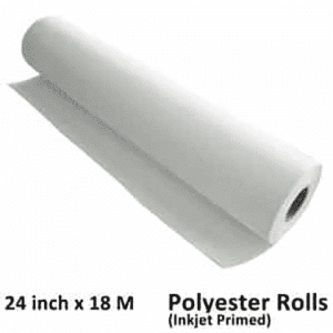 24 inch x 18 meter M Meters Polyester Inkjet canvas rolls wholesale canvas