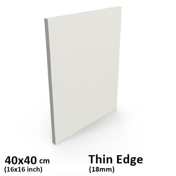 40x40 cm thin edge canvas