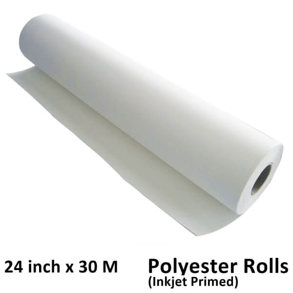 24 inch x 30 meter M Meters Polyester Inkjet canvas rolls wholesale canvas
